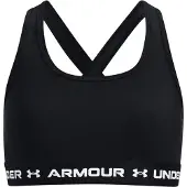Under Armour Topp - Crossback Solid - Svart - - 8 år (128) - Linne