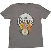 Ginza.se The Beatles: Unisex T-Shirt/Sgt Pepper & Drum (Charcoal Grey) (Medium)