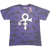 Ginza.se Prince: Unisex T-Shirt/White Symbol (Black) (Wash Collection) (Small)