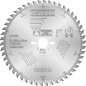 DeWalt Sågklinga för trä DT4345; 250x30 mm; 50T