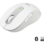 Logitech Datormus trådlös | Signature M650 | vit