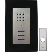 REV 0046830, Silver, IP20, IP44, Trådlös, 434 MHz, 100 m, Batteri