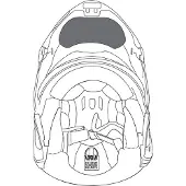 AGV Sportmodular Hjälm Hakskydd