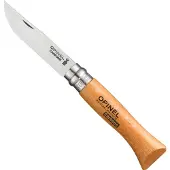 Opinel No. 06 pocket knife, carbon steel, blade length 7 cm