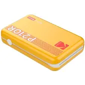 24hShop KODAK Mini 2 Plus Retro fotoprinter / gul fotoskrivare med Bluetooth / mobil skrivare för iPhone och Android