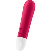 Satisfyer - vibrator kulformad - uppladdningsbar, vattentät - röd