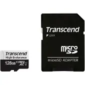Transcend High Endurance 350V microSDXC-Kort 128 GB Class 10, UHS-I inkl. SD-adapter