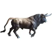 Collecta Tjur Bravo Kastanj Trav Figur