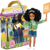 Lottie London Kid Activist Doll | Sta svarta dockor fr flickor och pojkar outfit | Docka p uppdrag! | Fr 6 -ring och uppt! St svart docka inspire