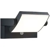 LINDBY Utomhusbelysning , Sherin, Svart, Balkong, Aluminium, Modern