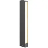 LUCANDE LED pollare Lirka , Svart, Aluminium / grå / zink, Modern, LED-utomhuslampa