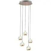 LUCANDE Taklampa , Hayley, Transparent, Vardagsrum, Glas, Modern