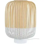 Forestier Bordslampa , Bamboo Light M, Vit, Vardagsrum, Bambu, Design
