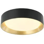 LINDBY LED taklampa Kambia , Svart, Vardagsrum / matsal, Aluminium / grå / zink, Modern, LED-taklampa