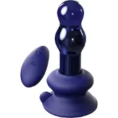 Icicles Glass Vibrator No 83 Blue With Remote