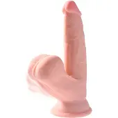 King Cock Plus Triple Density Swinging Balls Dildo 21 cm - Nude - Nude