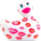 Big teaze toys My Duckie Romance 2.0 - vattentät klitorisvibrator (vit/rosa)