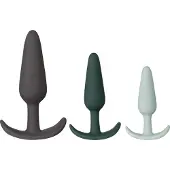Amaysin Triple Butt Plug Set - Grön - Grön