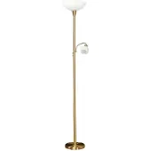 LINDBY Golvlampa , Elaina, Guld / mässing, Vardagsrum, Metall, Modern