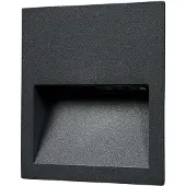 LUCANDE Utomhusbelysning , Loya, Svart, Balkong, Aluminium, Modern
