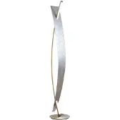 LUCANDE LED golvlampa Marija , dimbar, Förkromad / silver, Vardagsrum / matsal, Metall, Modern, LED-golvlampa