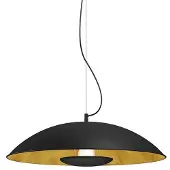 LINDBY Hänglampa Emilienne , dimbar, Svart, Vardagsrum / matsal, Metall, Modern, Pendellampa