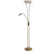 LINDBY Golvlampa , Felicia, Guld / mässing, Vardagsrum, Metall, Modern