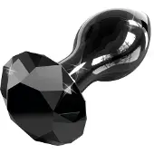 Icicles No 78 Analplugg i Glas 9 cm - Black - Black