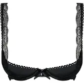 Obsessive Miamor Half-Cup BH - Svart - L/XL - Svart