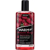 Joydivision - värmande massageolja - hallon - 150ml