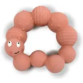 Filibabba Bitring - Lily The Larva - Peach - - One Size - Bitring
