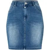 Timezone Kjol 'Mara' blå denim