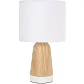 Corep Bordslampa , Baltik, Vit, Vardagsrum, Metall