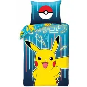 Halantex Pokémon Pikachu 140x200 Cm/70x90 Cm Påslakanset