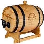 Mikamax Wooden Barrel Dispenser