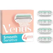 Gillette Venus - Smooth Sensitive Razor Blades - Pink/White - 4 pcs