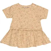 Wheat Klänning - Knappt Beige Small Blommor - - 74 - Klänning