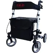 Antar Fyrhjulig rollator i aluminium AT51006