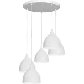 Luminex Hänglampa Nanu , dimbar, Aluminium / grå / zink, Vardagsrum / matsal, Metall, Pendellampa