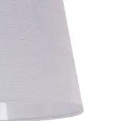 Duolla Lampskärm Classic L för golvlampor, vit/klar , Vitt / opal, Textil / tyger / siden