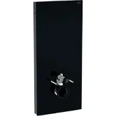 Geberit Cistern 114 cm glas svart för väggmonterat toalett