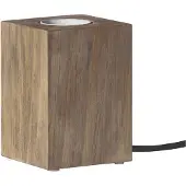 Star Trading Lampfot E27 Lys 10cm | brun []