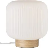 Nordlux Bordslampa , Milford, Vit, Vardagsrum, Glas, Skandinavisk