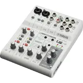Yamaha AG06 MK2 6-Kanals Mixer med USB-Gränssnitt Vit