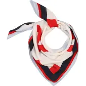 Tommy Hilfiger Halsduk - Röd/Twilight Marinblå - - One Size - Halsduk