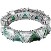 Swarovski Millenia Cocktail Triangelformad Klippt Kristallring Damringar Grön 5608529 55