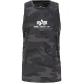 Alpha industries T-shirt stone / mörkgrå / svart / vit