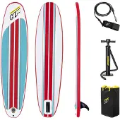Bestway surfbräda Hydro-Force Compact, Flat, W-Concave, Blå, Polyvinylklorid (PVC), Tritech, 90 kg