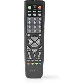 Nedis TVRC2200BK, TV, IR trådlös, Tryckknappar, Svart