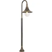 QAZQA Klassisk utomhuslykta antikguld 125 cm IP44 - Daphne